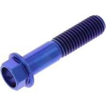 Boulon hexagonal JMP M10x1,50mm 45mm bleu titane