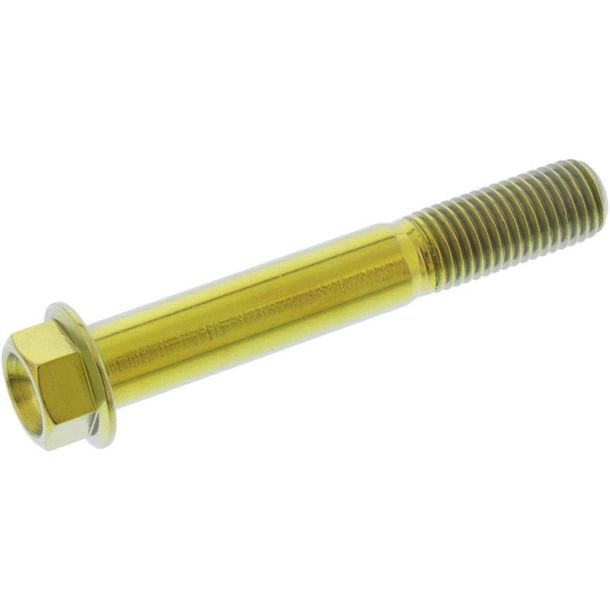 Perno hexagonal JMP M10x1.25 mm 65 mm titanio dorado