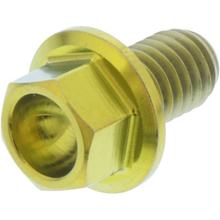 Boulon hexagonal JMP M6x1,00mm 10mm titane doré