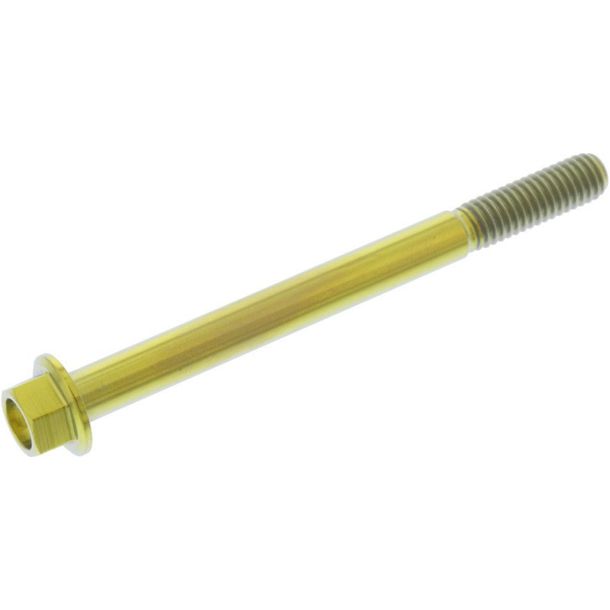 JMP hexagonal bolt M6x1.00mm 70mm titanium gold