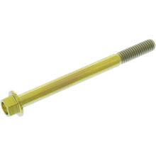 Boulon hexagonal JMP M6x1,00mm 70mm titane doré