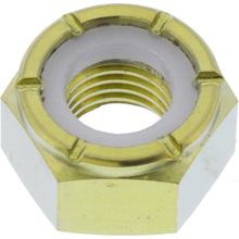 Nakrętka samozabezpieczająca JMP M10x1.25mm tytanowa złota