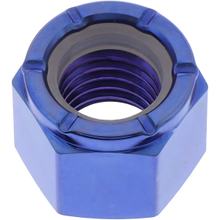 Nakrętka samozabezpieczająca JMP M12x1.75mm tytanowa niebieska