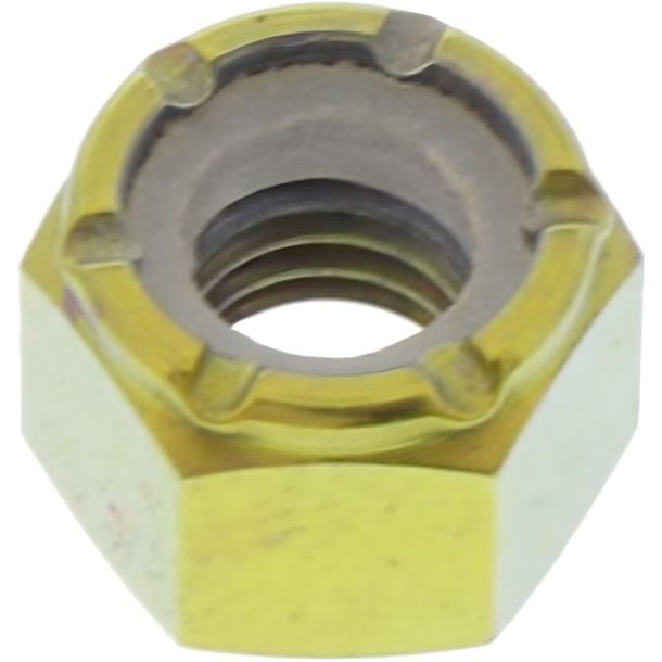 Tuerca autoblocante JMP M5x0.8mm titanio dorado