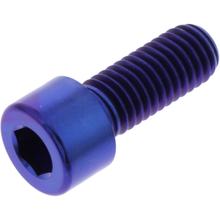 cilinderschroef JMP M8x1,25mm 20mm titaan blauw