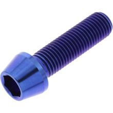 JMP conical screw M10x1.25mm 35mm titanium blue