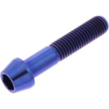 Schraube JMP konisch M10x1,50mm 50mm Titan blau