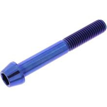 Schraube JMP konisch M10x1,50mm 70mm Titan blau