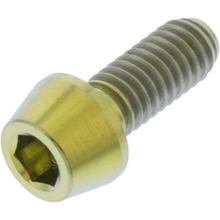 Schraube JMP konisch M4x0,7mm 10mm Titan gold