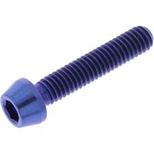 Schraube JMP konisch M4x0,7mm 20mm Titan blau
