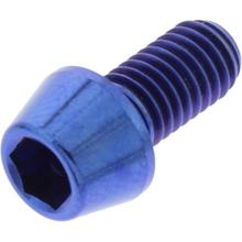 Schraube JMP konisch M5x0,8mm 10mm Titan blau