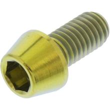 Schraube JMP konisch M5x0,8mm 10mm Titan gold