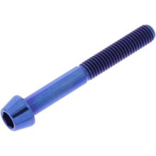 Śruba stożkowa JMP M5x0.8mm 40mm tytanowa niebieska