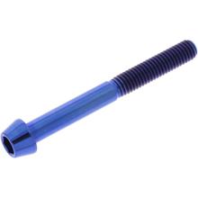 Schraube JMP konisch M5x0,8mm 45mm Titan blau