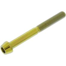 Śruba stożkowa JMP M5x0.8mm 45mm tytanowa złota