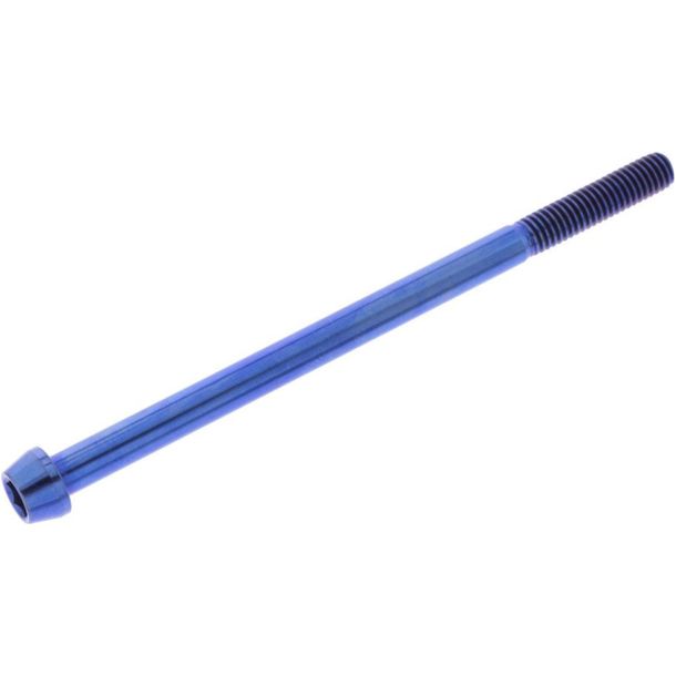 JMP Conical Screw M6x1.00mm 100mm Titanium Blue