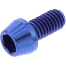 Śruba Stożkowa JMP M6x1.00mm 12mm Tytan Niebieski
