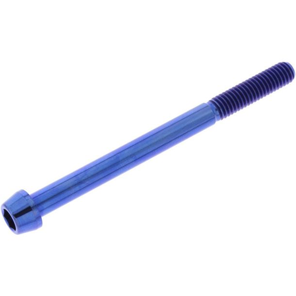 JMP Conical Screw M6x1.00mm 75mm Titanium Blue