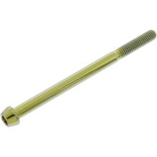 Śruba stożkowa JMP M6x1.00mm 85mm tytanowa złota
