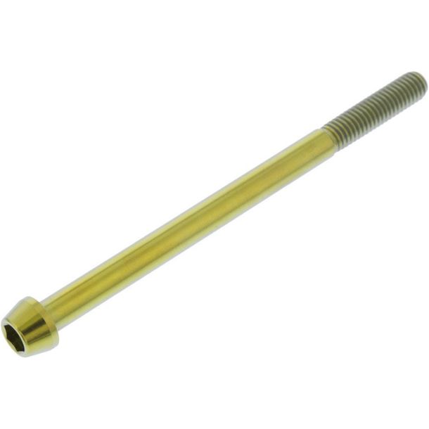 Vis conique JMP M6x1,00mm 90mm titane doré