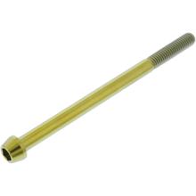 Schraube JMP konisch M6x1,00mm 90mm Titan gold