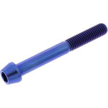 Schraube JMP konisch M8x1,25mm 85mm Titan blau
