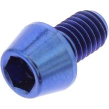 Śruba stożkowa JMP M5x0.8mm 8mm tytanowa niebieska