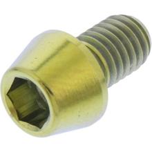 Śruba stożkowa JMP M5x0.8mm 8mm tytanowa złota