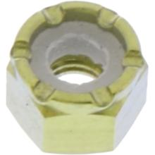 Mutter JMP selbstsichernd M3x0,5mm Titan gold