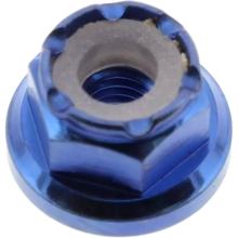 Bundmutter JMP selbstsichernd M3x0,5mm Titan blau