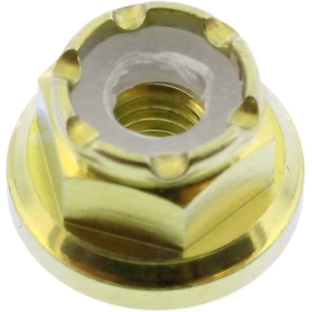 JMP self-locking collar nut M3x0.5 mm titanium gold