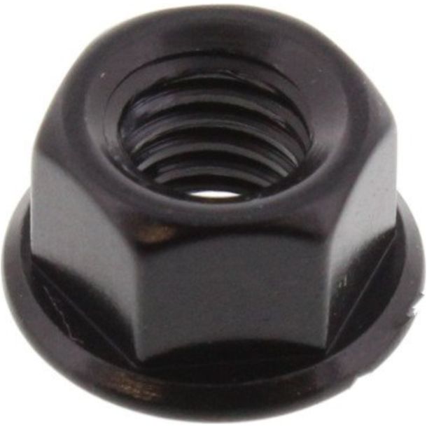 JMP M8x1.25mm aluminum black collar nut