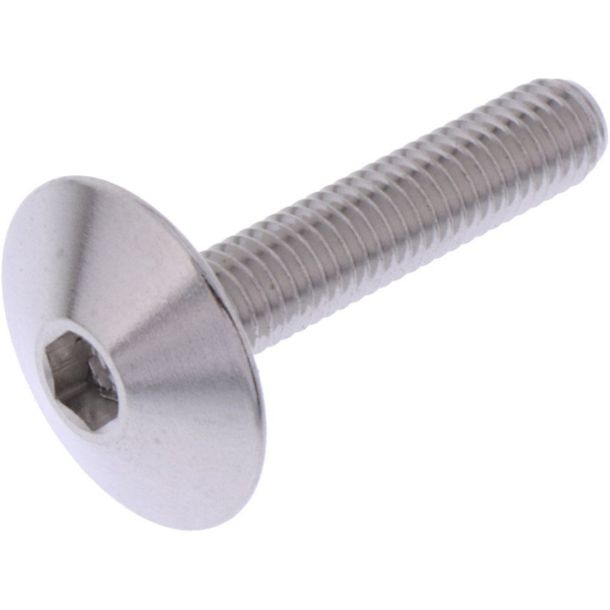 Linsenschraube JMP M5x0,8mm 25mm Edelstahl V4A