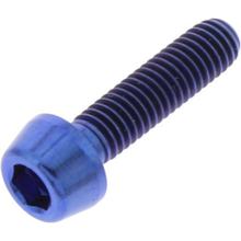 Vite conica JMP M3x0,5 mm 12 mm blu titanio