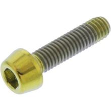 Vite conica JMP M3x0,5 mm 12 mm in titanio dorato