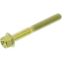 Śruba z łbem sześciokątnym JMP M4x0.7mm 30mm tytanowa złota