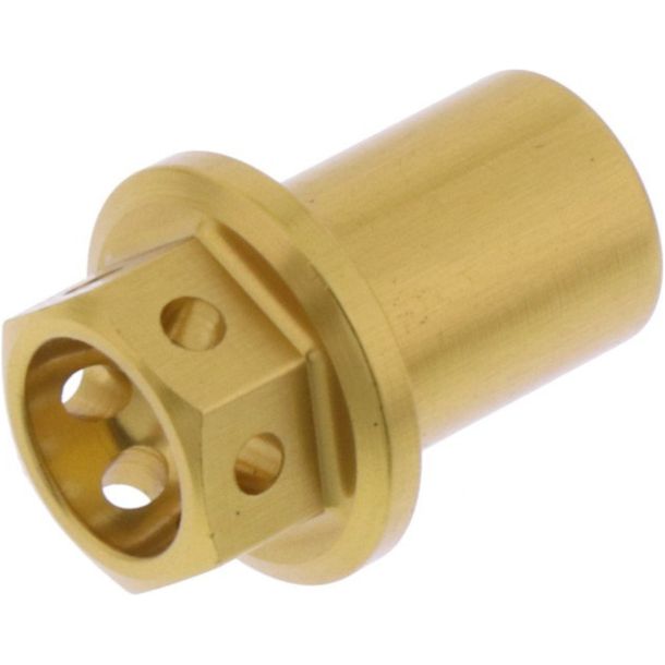 Perno hexagonal JMP M5x0.8 mm 11 mm aluminio racing gold