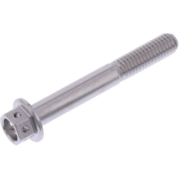 Bullone esagonale JMP M6x1,00 mm 45 mm in acciaio inossidabile V4A Racing