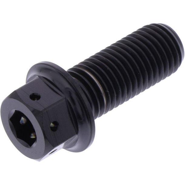 JMP Dualdrive M10x1.25mm 25mm Titanium Racing black screw