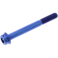 Vite JMP Dualdrive M6x1,00 mm 55 mm in titanio blu Racing