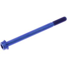 Vite JMP a doppia unità M6x1,00 mm 80 mm in titanio blu Racing