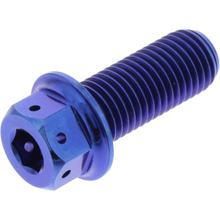Vis JMP à double entraînement M10 x 1,25 mm 25 mm, 25 mm, bleu course en titane