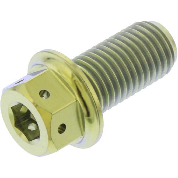 Vis JMP Dual Drive M10 x 1,25 mm 20 mm en titane doré