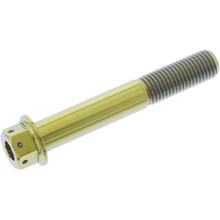 JMP Dual Drive M10x1.25mm 65mm Tytanowa złota śruba wyścigowa