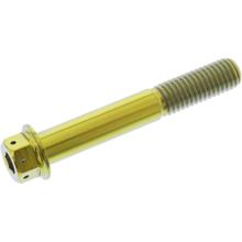 JMP Dual Drive M10x1.50mm 65mm Tytanowa złota śruba wyścigowa
