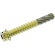 JMP Dual Drive M10x1.25mm 70mm Tytanowa złota śruba wyścigowa