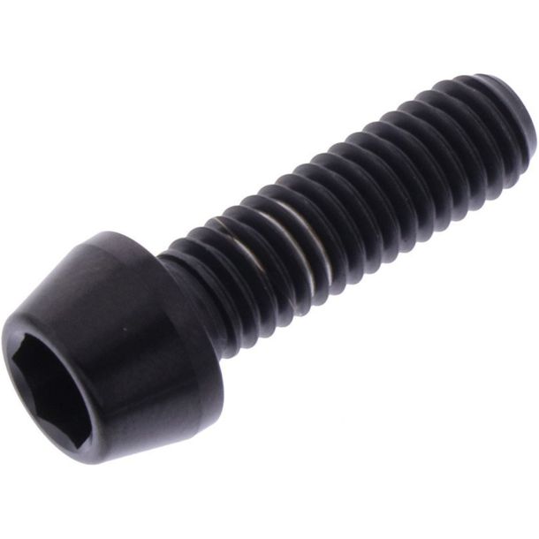 JMP Conical Screw M6x1.00mm 20mm Titanium Black