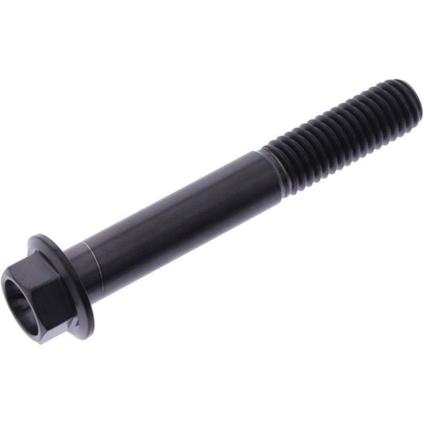 JMP M8x1.25mm hex bolt 55mm titanium black