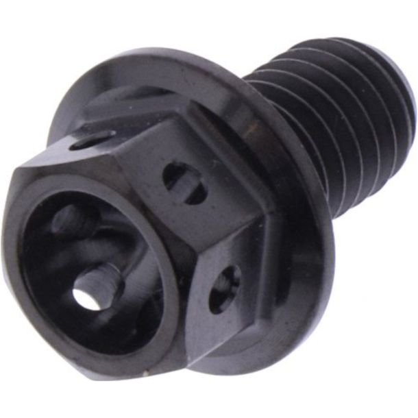 JMP M6x1.00mm 10mm Titanium Racing Black Hex Bolt