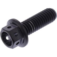 JMP M6x1.00mm 18mm Titanium Racing Czarna śruba sześciokątna